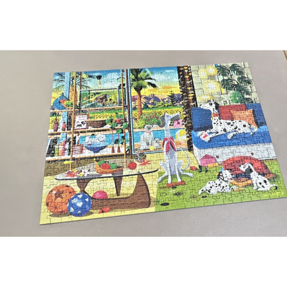 Ravensburger dogs dalmatians Pets of Palm Springs 500 pieces Puzzle Complete - Picture 3 of 6